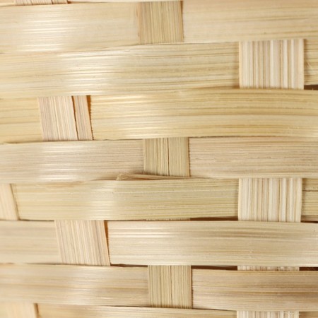 Wicker basket, d17 x 9 x 30 cm, bamboo-5