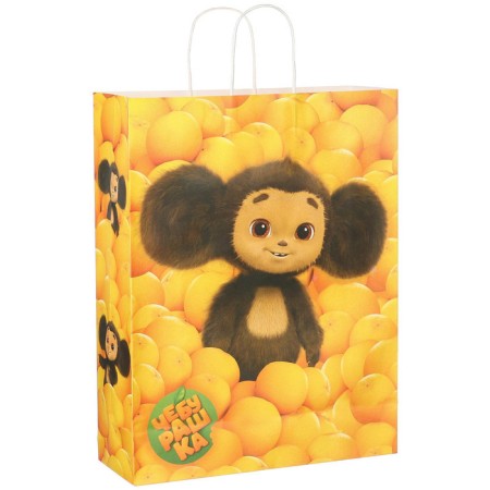 Gift package, 31x40x11.5 cm, craft, packaging, Cheburashka-1