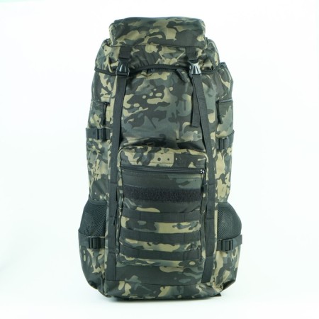 Tourist backpack "Adventure" male, 70 l, oxford, camouflage cartoons-1