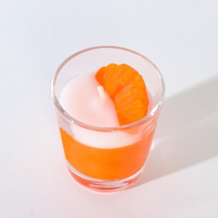 Aromatic candle in a glass "Citrus mousse", 60 g