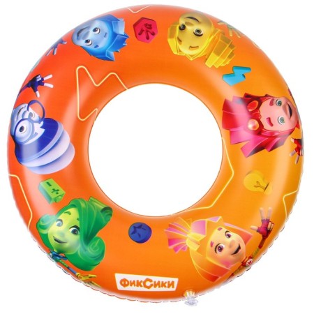 Circle of inflatable for swimming 55 cm, children's, fixes-4