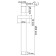 Built -in upper outline for the shower Wasserkraft a068, brass, chrome