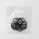 Step ring, metal, 20 mm, 20 pcs, black color