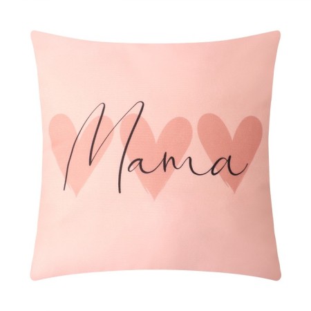 Pillowess Decorative Ethel "Mom" 40x40 cm, polyester, velor