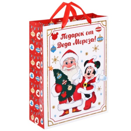 New Year. Gift package, 31x40x11.5 cm, packaging, Mickey Mouse-2