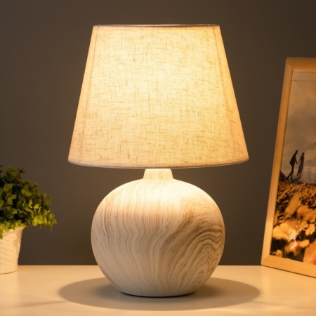 Rudder table lamp E14 40W Beige 25x25x38 cm Risalux-1