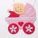 Decorative decoration (suspension) "It’s a Girl" 32x32x43 cm
