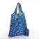 Household bag without fastening, folding, blue color