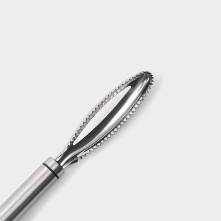Magistro Solid fishing pipe, stainless steel, chrome color-4