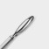 Magistro Solid fishing pipe, stainless steel, chrome color