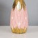 Table lamp "Andrea" 1x40W E14 pink/gold 24x24x40cm