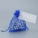 Bager Organza Blue Blue "Sineva", with a nameplate, 10 x 12 cm +/- 1.5 cm