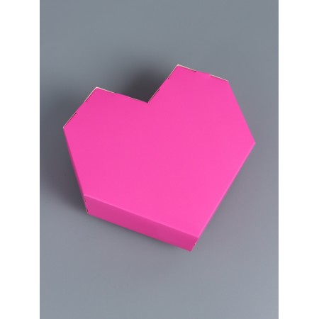 Self -assembly heart, 17 x 17 x 6 cm, pink-2