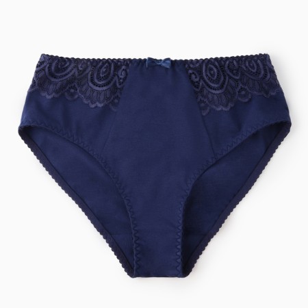 Cowards women's slips, dark blue color, size 54