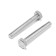 Bolt "Tundra Krep", with a hexagonal head, galvanized, Din933, M10x70 mm, 1 kg