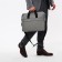 Laptop bag, gray color