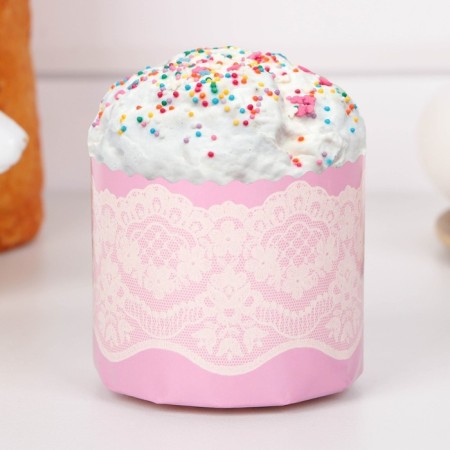 Paper form for cupcake, muffins and kulich "lace" 70x60mm, (packing 2000 pcs)