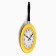 Watch wall kitchen "pan", discrete move, 42.5 x 25 cm