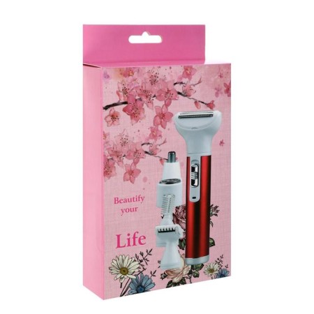 Women's Trimmer 5 in 1 LEP-06, from USB, pink-6