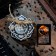 Magic soap "Flower OM to remove negativity" black, 100g