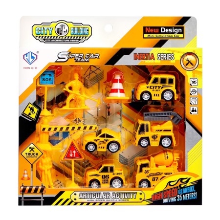 A set of children's machines "Construction", inertia, 5 pcs., Accessories-7