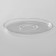 The plastic disposable lid to the menage, d = 26 × 4.2 cm, round, 110 pcs/pc, the color is transparent