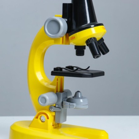 Microscope "Young botanist" Frendering to x1200, yellow, backlight-6