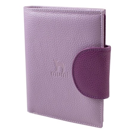 Cover for auto documents on the button, lilac color