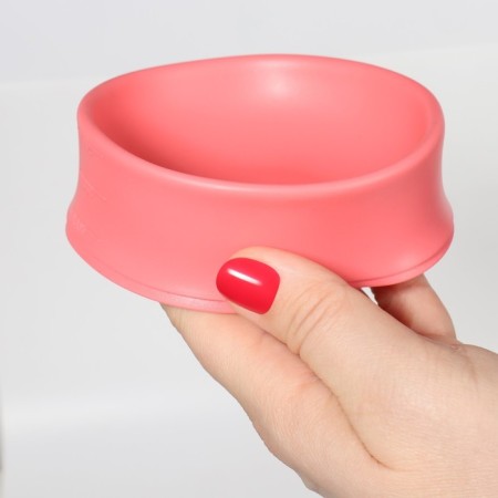 Waxing bowl, D11 × 7 × 14 cm, pink color-11