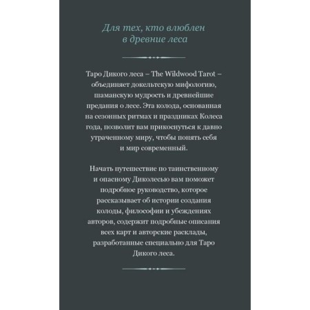 The Wildwood Tarot. Wild Forest Tarot (78 cards and guidance in a gift case). Matthew John-2
