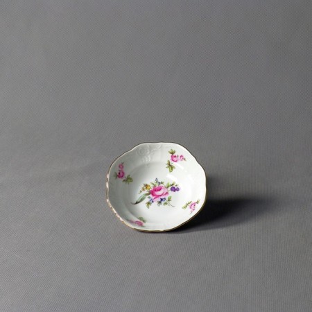 BERNADOTTE Round Labor, Decor "Meissen Bouquet", 13 cm