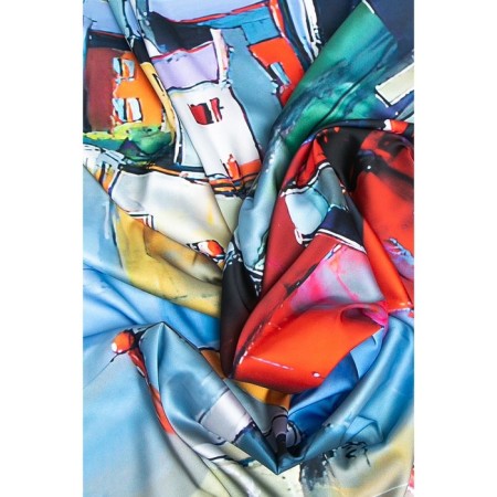 Women's scarf, size 90x90 cm-1