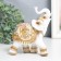 Polystone souvenir "White Elephant in the Golden Rich Popone" MIX 6x11x13 cm
