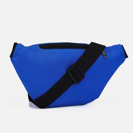 Lightning waist bag, outer pocket, blue color-2