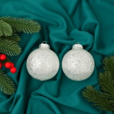 Set of balls plastic D-8 cm, 2 pcs 