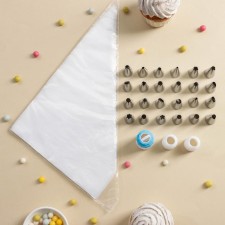 Confectionery set, 28 items: 24 nozzles, 3 adapters, set of confectionery bags 50 pcs