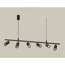 A set of suspended rotary lamp with composite crystal Ambrella Light, Traditional Diy, XB9006350, GU5.3, black sand, tinted