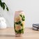 VAZ Rose No. 3 with painting on painted glass, D-7cm 10x23 cm