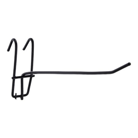 The hook on the grid is single, d = 3 mm, l = 10 cm, the color is black-1