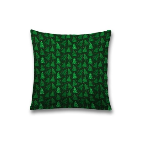 Pillowess decorative "Dance of the Christmas trees", on a zipper, size 45x45 cm