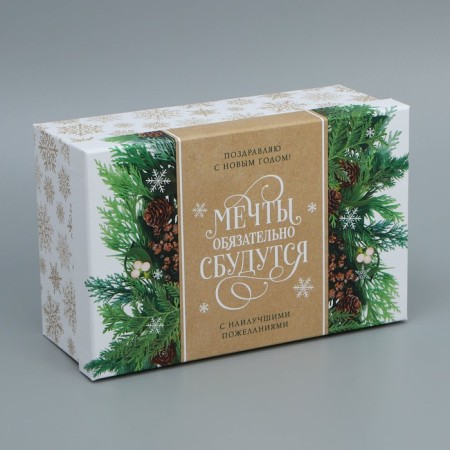 Gift Box "New Year", 24 x 15.5 x 9.5 cm, New Year