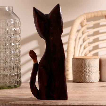 Interior souvenir "Cat with a turtle" 30 cm-3