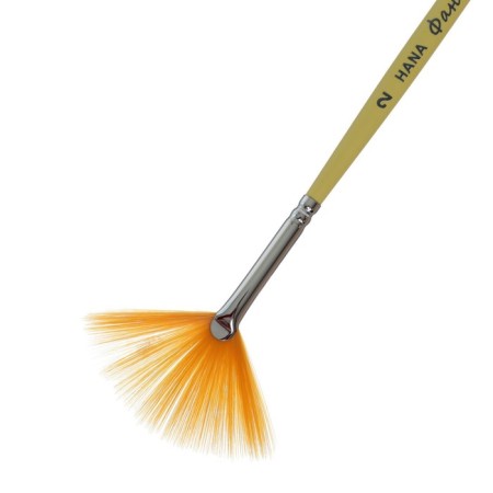 Brush fan synthetics, hana fantasize No. 2 (hair length 25 mm), short matte handle-1