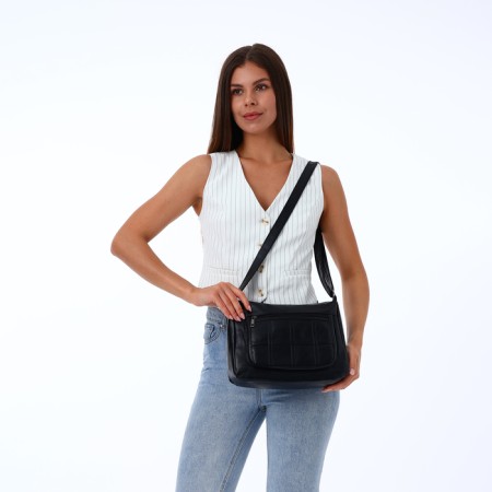 Women's bag with lightning, blue color-7