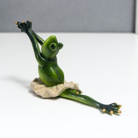 Souvenir Polystone Lak "Frog Ballerina - Tragedy" 8x6x17 cm-2