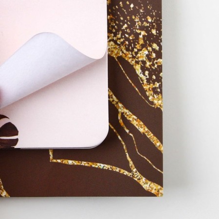 Golden Teacher gift set: A5 diary, 80 sheets, pen, stickers, thermostatic 350 ml and magnetic bookmarks-8