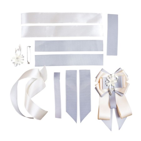 Set for creativity: Brooch-band of tapes "Flower"-5