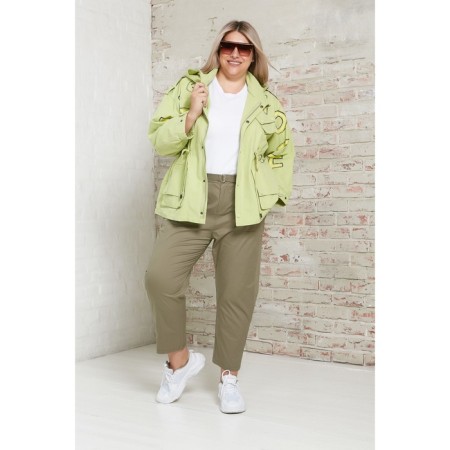 Women's jacket, size 60, light green color-1