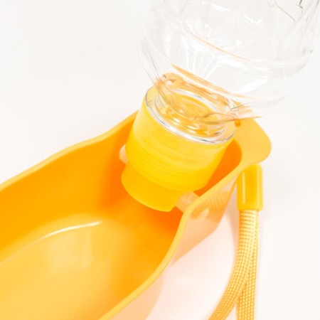 Walking car carpet with a curly bottle, 250 ml, yellow-4