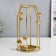 Climber Metal "Golden Balls" gold 14x14x26 cm